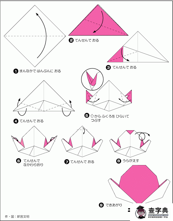 幼儿手工折纸：礼帽2 - 儿童手工折纸1