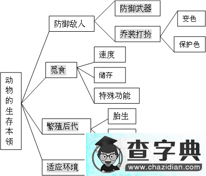 幼儿园大班主题活动：动物的生存本领1