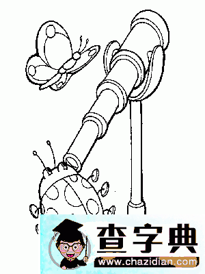 七星瓢虫简笔画：可爱的七星瓢虫1