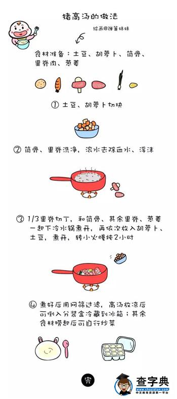 手绘宝宝辅食之鱼肉与高汤2